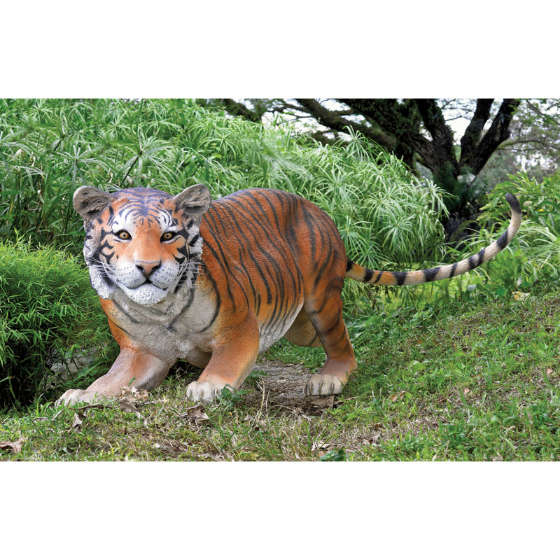 Design Toscano The GrandScale Wildlife Animal Bengal Tiger Statue